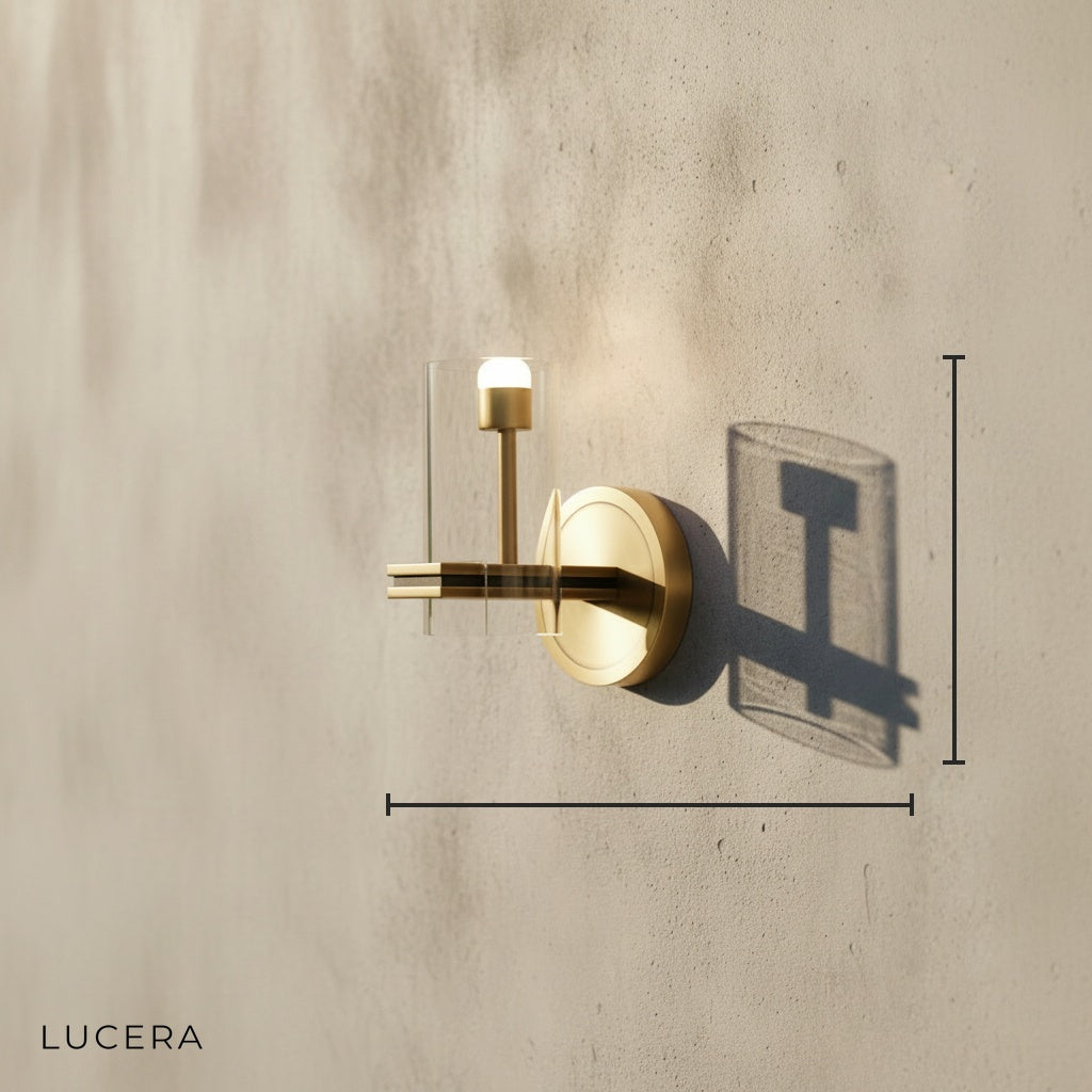Trellis Glass Wall Lamp Romantic Style - Wall Lights & Sconces | Lucera Lighting
