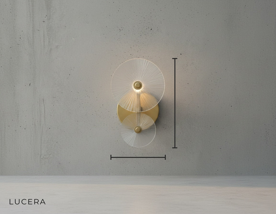Echinus Modern Crystal Wall Lamp Circle Shaped - Wall Lights & Sconces | Lucera Lighting