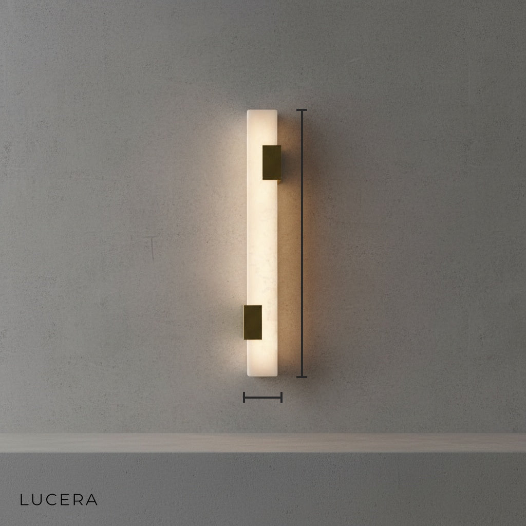 Dendral Futuristic Marble Wall Lamp for Living Room - Wall Lights & Sconces | Lucera Lighting