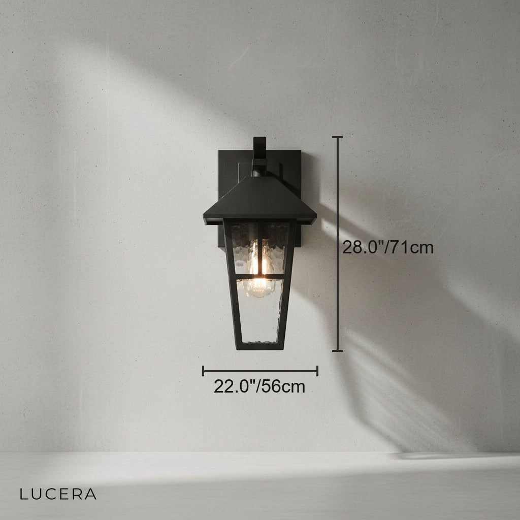 Portia Outdoor Wall Lamp - Exterior wall | Lucera Lighting