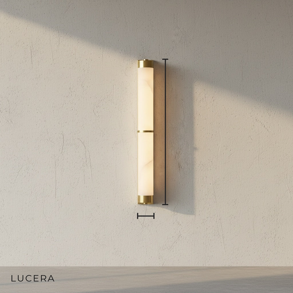 Aria Modern Marble Wall Lamp for Bedroom - Wall Lights & Sconces | Lucera Lighting
