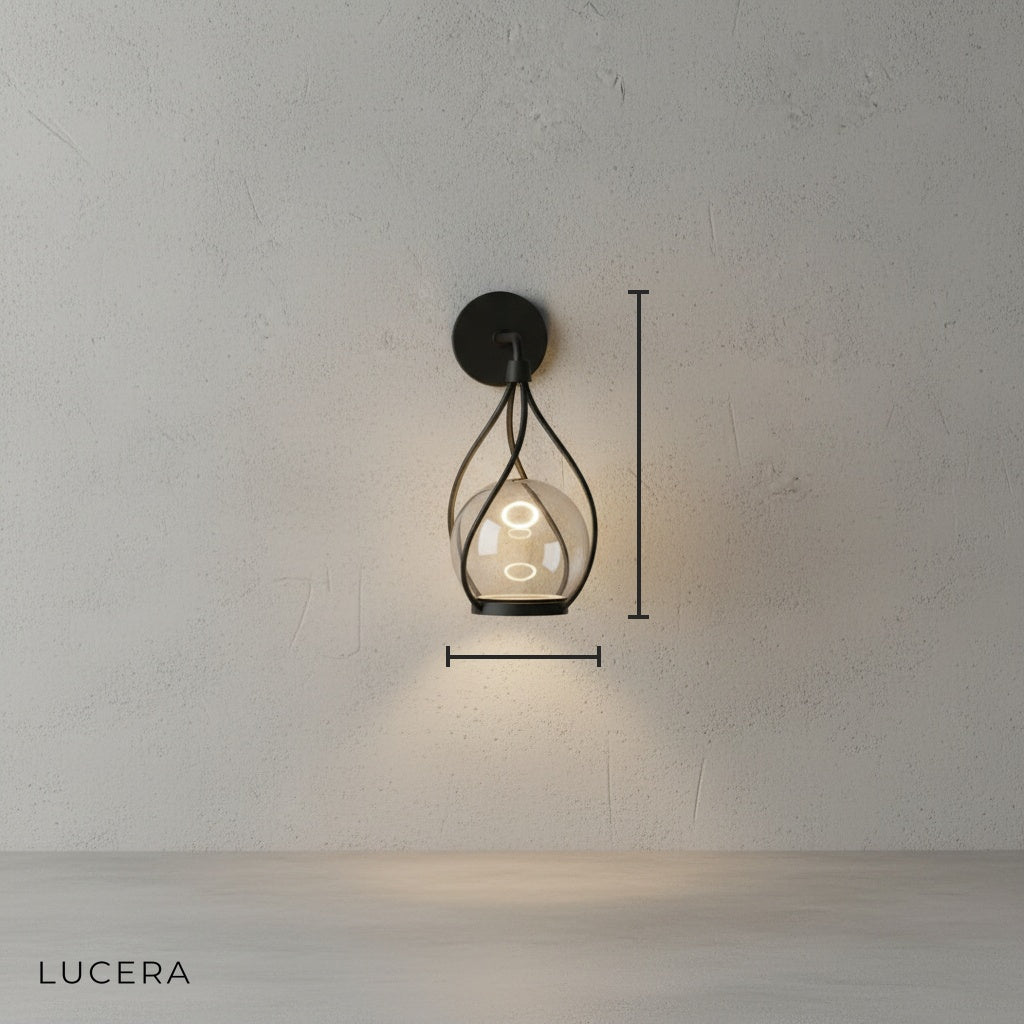 Tenuto Modern Outdoor LED Wall Sconce - Exterior wall | Lucera Lighting