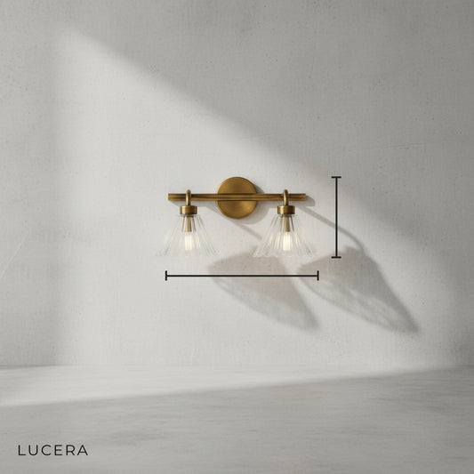 Pizzicato Chrome & Glass Wall Light - Wall Lights & Sconces | Lucera Lighting