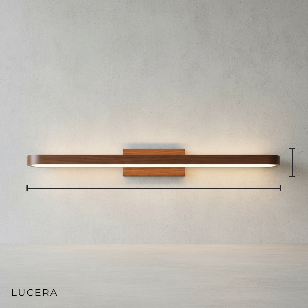Sforzando Modern Brown LED Wall Light - Wall Lights & Sconces | Lucera Lighting