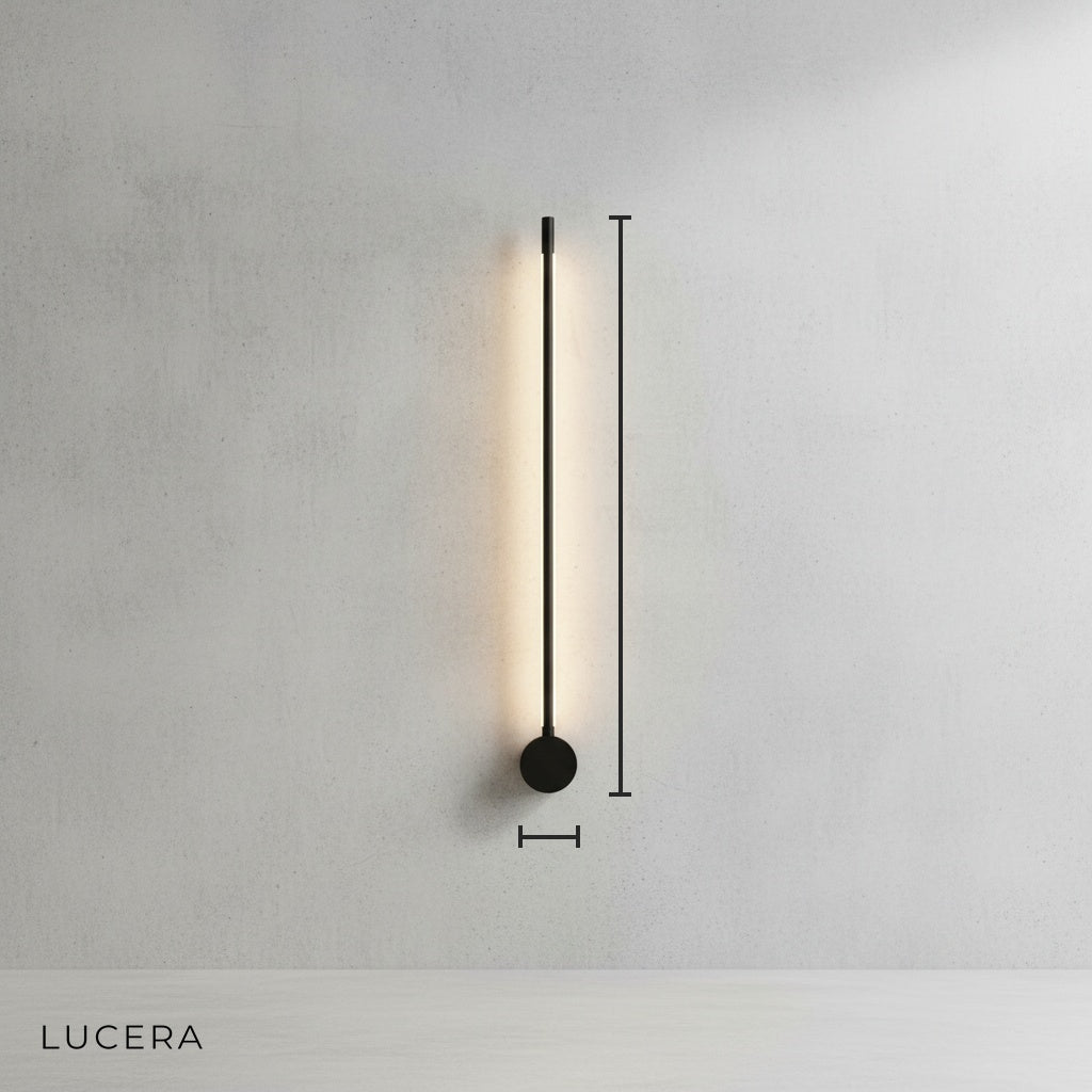 Rinforzando Minimalist Modern Long LED Wall Lamp - Wall Lights & Sconces | Lucera Lighting