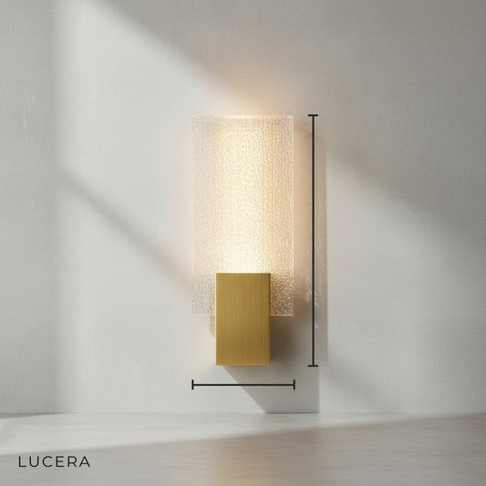Slargando Crystal LED Wall Sconce - Wall Lights & Sconces | Lucera Lighting