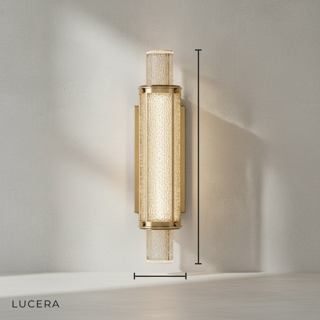 Accelerando Modern Crystal LED Wall Lamp - Wall Lights & Sconces | Lucera Lighting