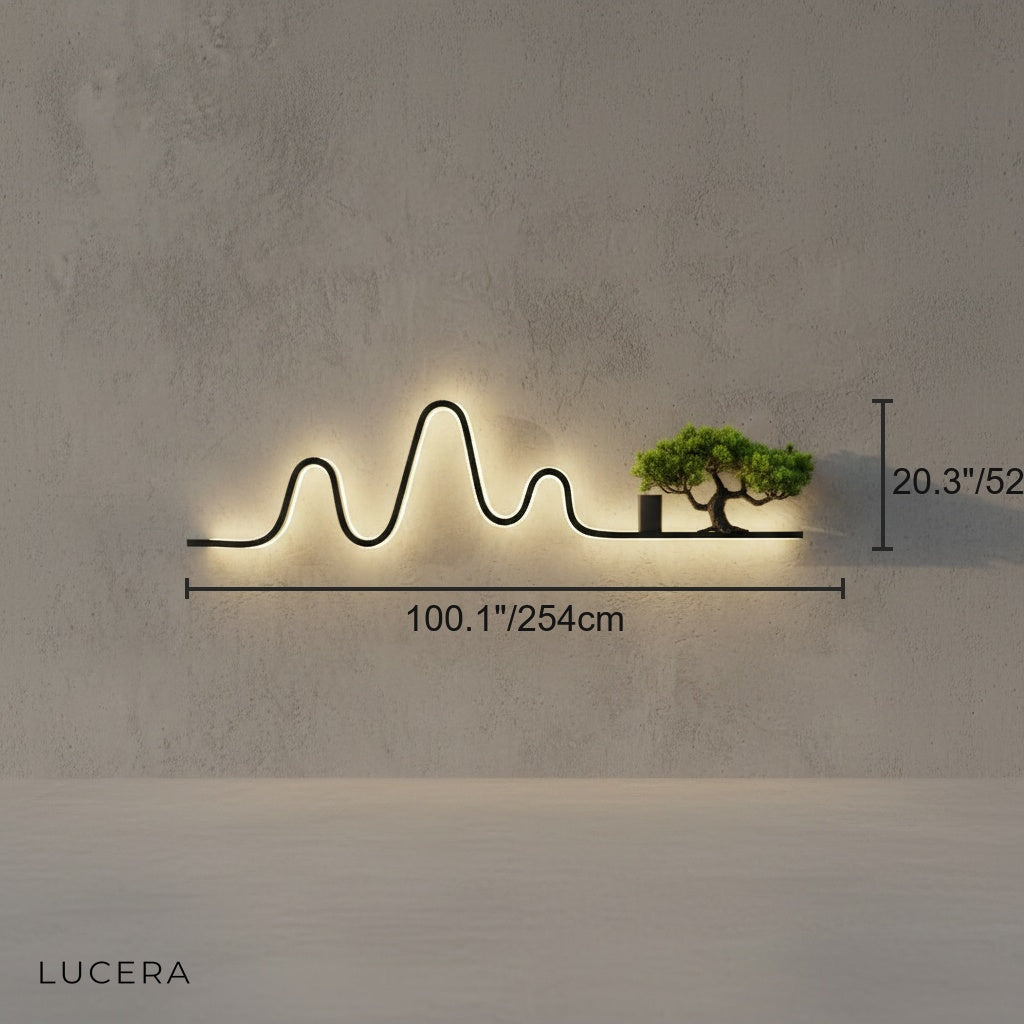 Lilou LED Landscape Wall Lamp for Garden - Exterior wall | Lucera Lighting