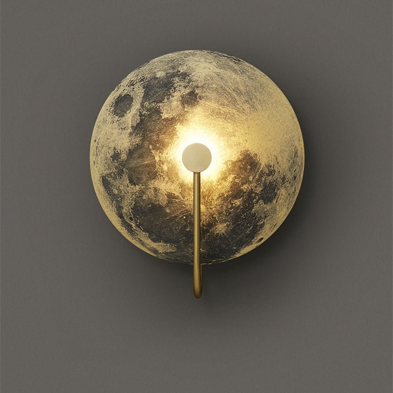 Spiral Moon Shaped Wall Lamp - Wall Lights & Sconces | Lucera Lighting