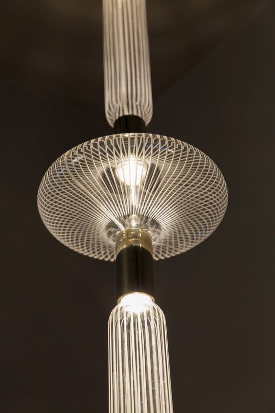 Zeal Glass Chandelier for Staircase - Chandeliers | Lucera Lighting