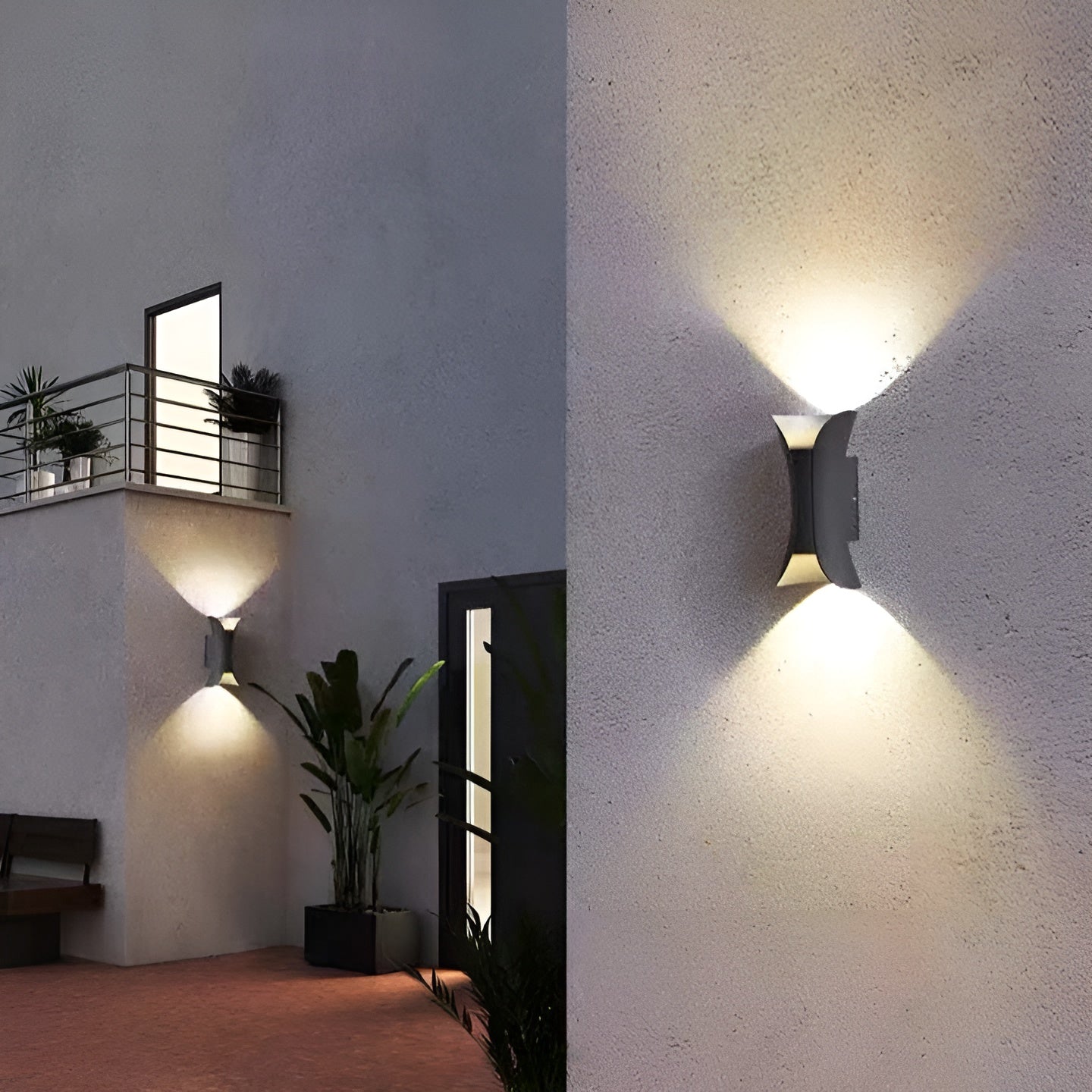 Luxuria UrbanGlow Outdoor Wall Lamp - Outdoor Wall Sconce