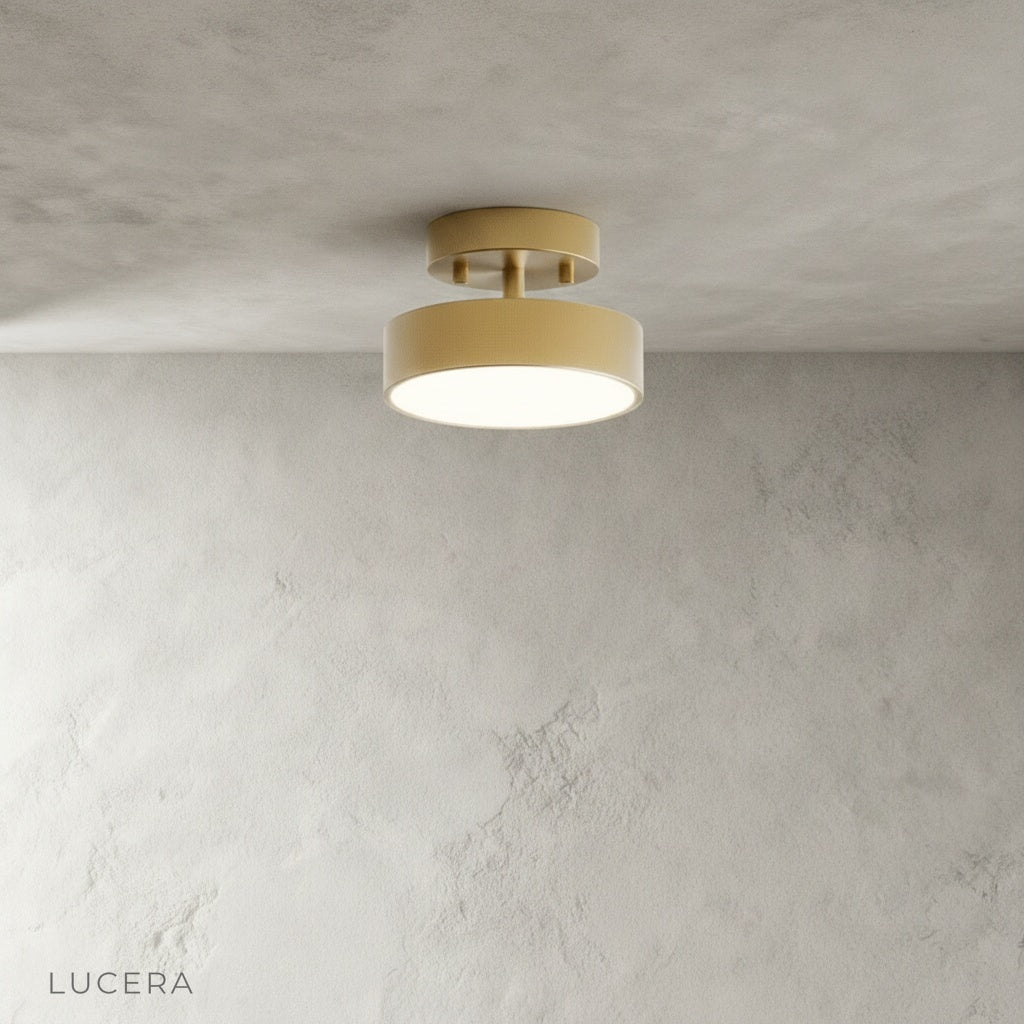 Talisman ceiling light front view on clean white background showing sleek design