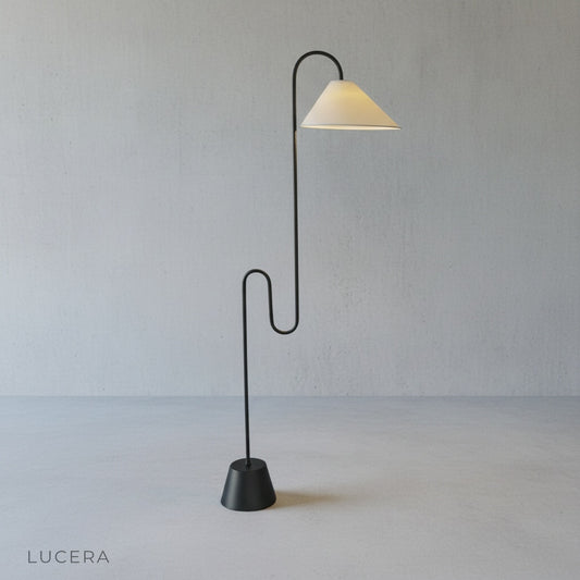 Plaudit Floor Lamp front view studio shot on clean white background