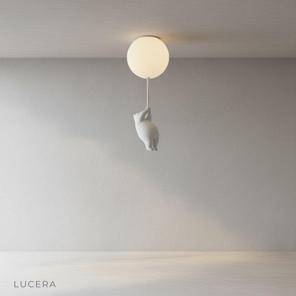 minimalist Lintel ceiling light front view on clean white background