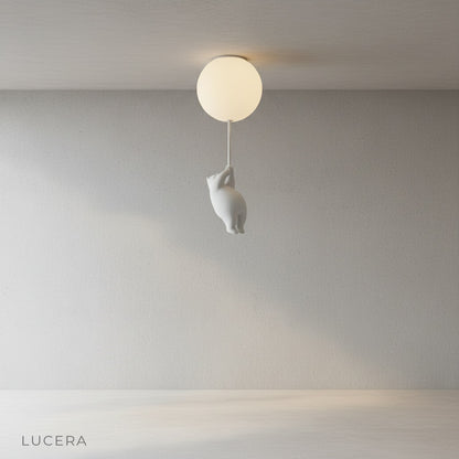 minimalist Lintel ceiling light front view on clean white background