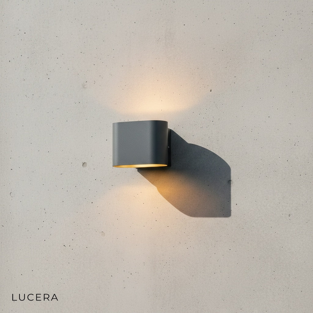 Spica Aeris adjustable head rotated 350 degrees in studio side profile against light gray backdrop