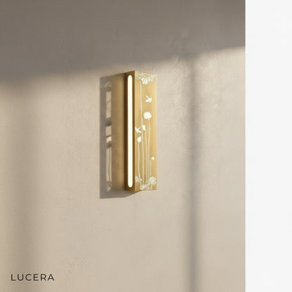 new Chinese style wall lamp glowing softly in cozy bedroom at night