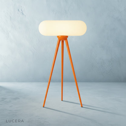 Studio shot of Juncture Floor Lamp front view on clean neutral background