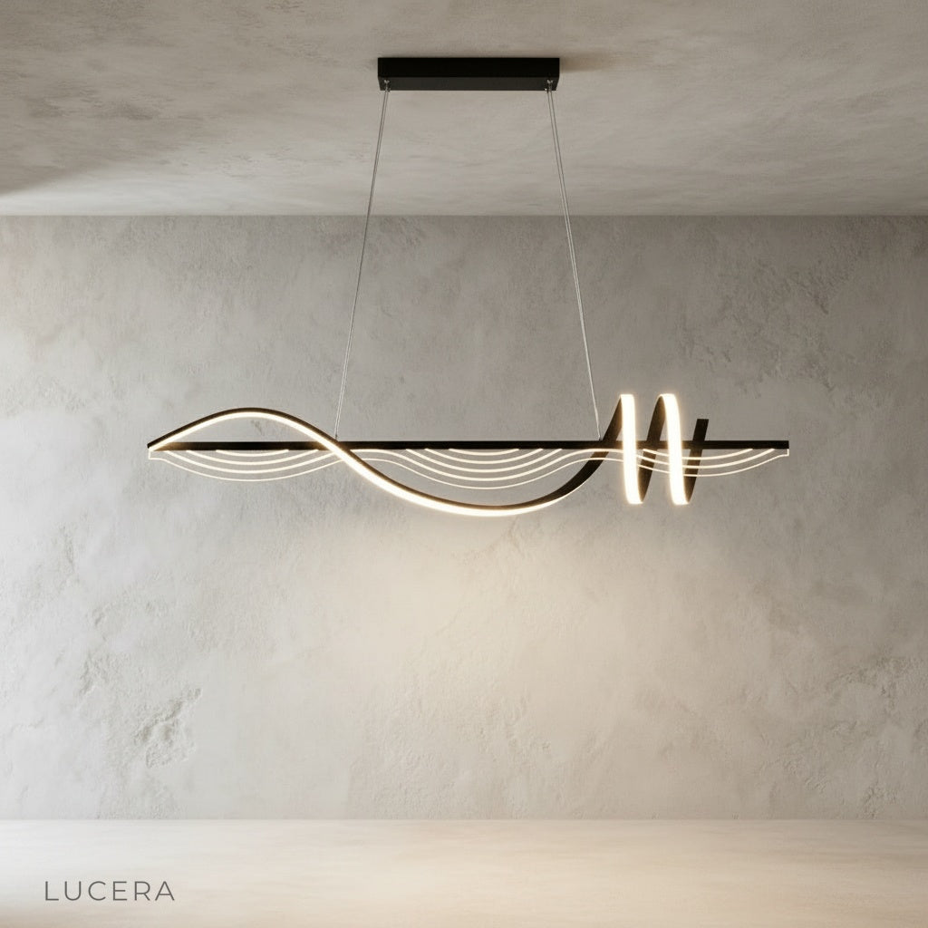 front view of Ulysse chandelier in white finish against clean studio background