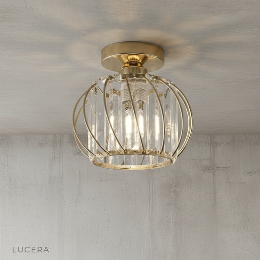 black stainless steel Wolfram chandelier on clean white studio background
