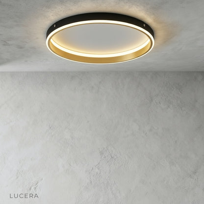 energy-efficient LED ceiling light in chic boutique interior