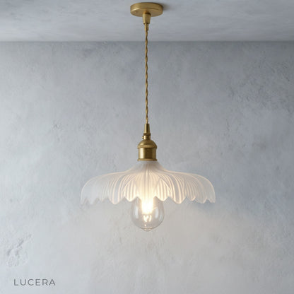Harmony Pendant Light paired with wooden furniture and neutral tones in modern farmhouse room