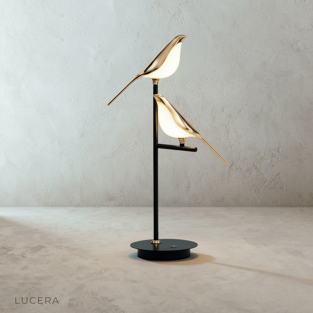 Close-up detail of Vento Table Lamp acrylic shade revealing soft diffused light texture