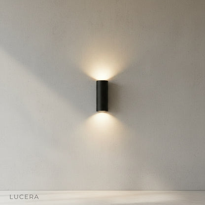 close-up of weather-resistant aluminum finish on outdoor wall lantern