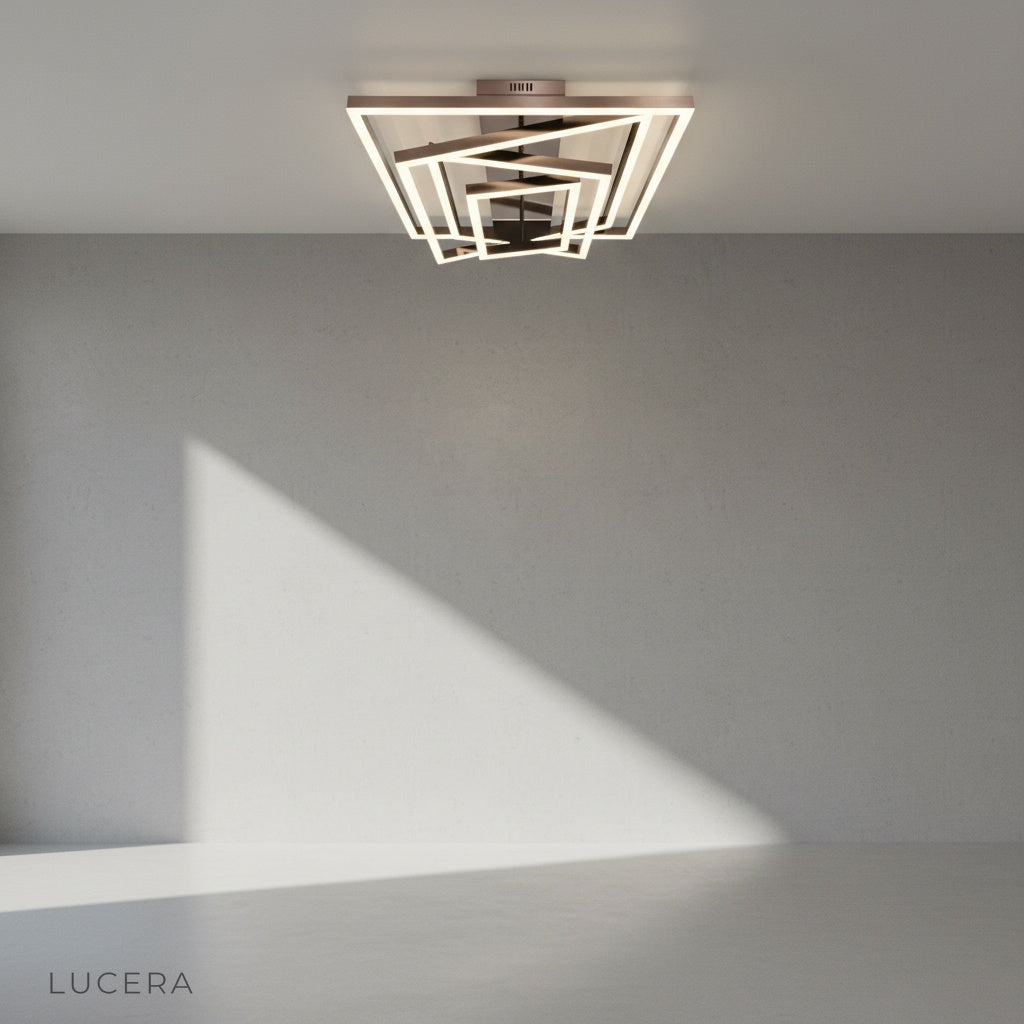 close-up detail of frosted acrylic diffuser surface showing even light distribution and modern craftsmanship