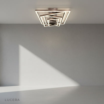 close-up detail of frosted acrylic diffuser surface showing even light distribution and modern craftsmanship