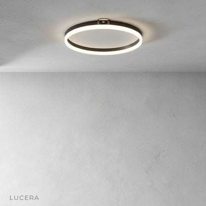 minimalist Electrum ceiling light against clean white background