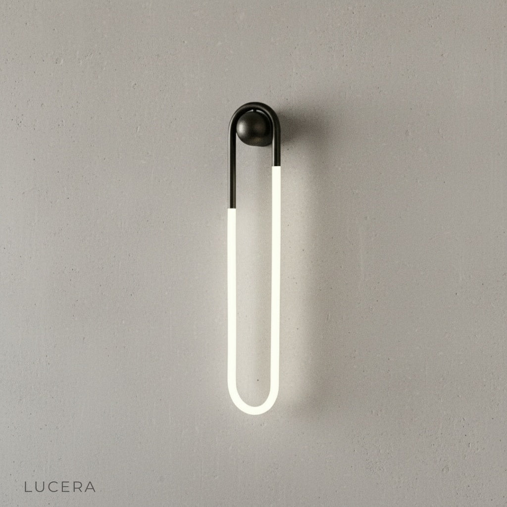 Close-up detail of Ximena Wall Lamp premium matte metal finish