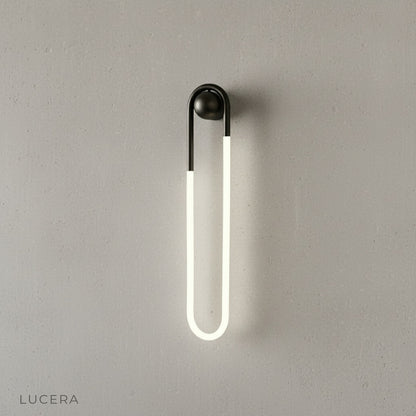 Close-up detail of Ximena Wall Lamp premium matte metal finish