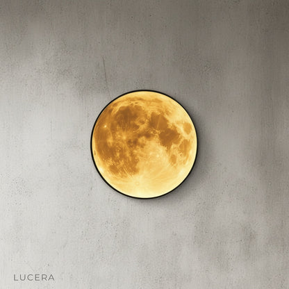 Caspian Moon Wall Lamp Illuminated Art - Wall Lights & Sconces | Lucera Lighting