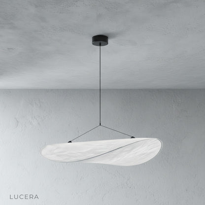 Eridanus pendant light hanging at adjustable wire length in bright neutral room