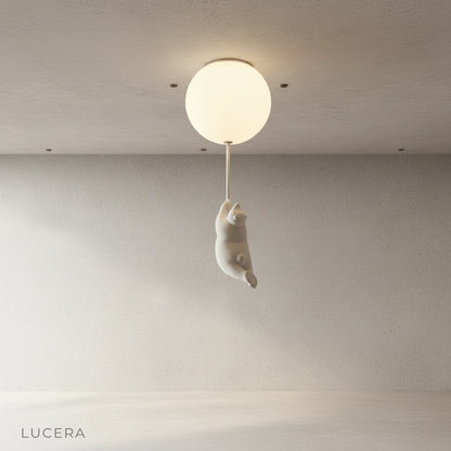 Lintel ceiling light soft white finish against neutral wall