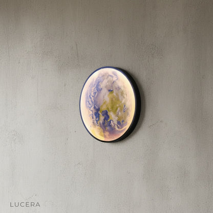 Caspian Moon Wall Lamp Illuminated Art - Wall Lights & Sconces | Lucera Lighting