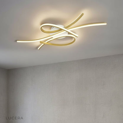 close-up of premium aluminum frame and acrylic diffuser on ceiling light