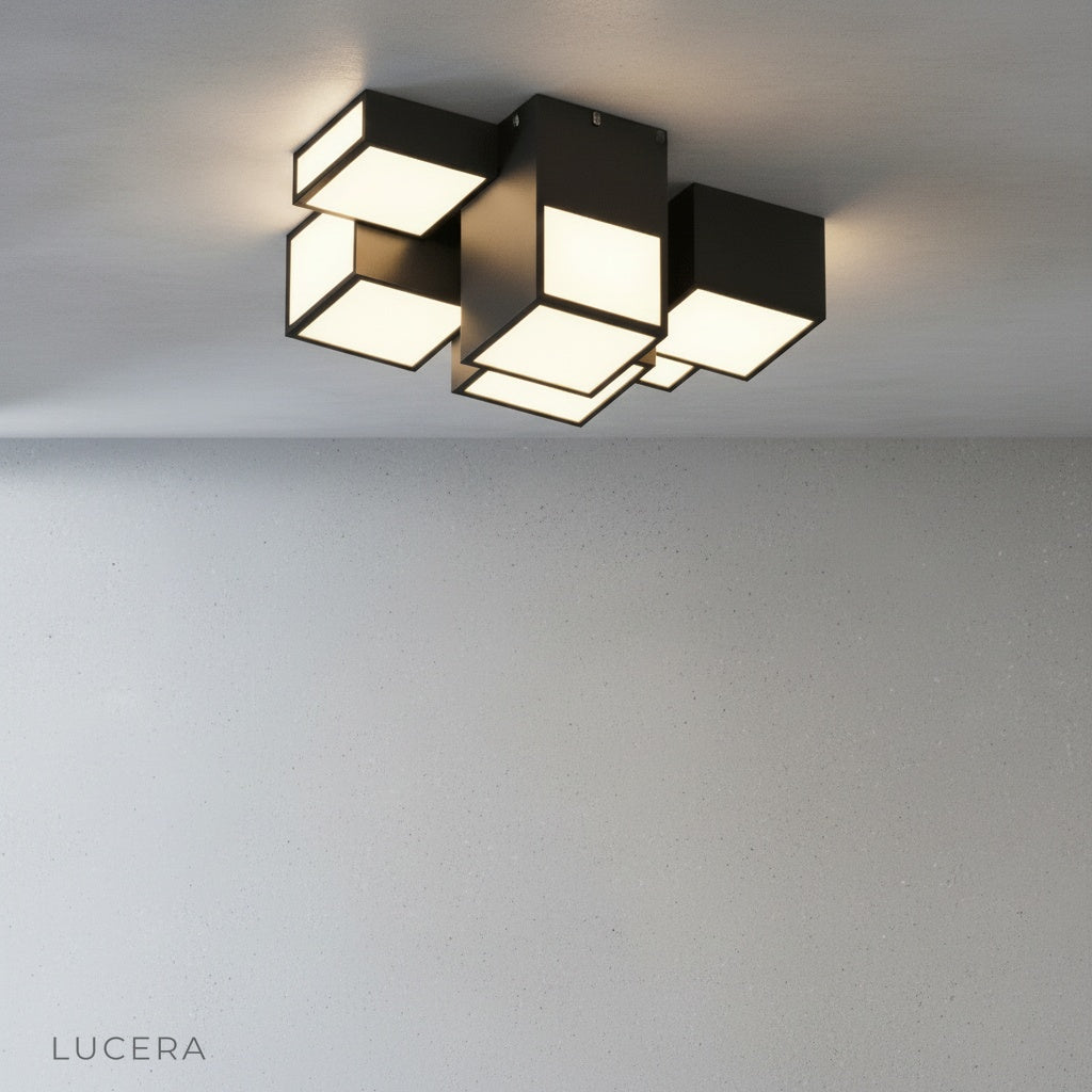 Zelator ceiling light installed in dining room with adjustable brightness for evening meals