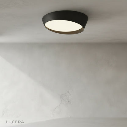 alabaster ceiling light illuminating cozy dining area with warm inviting atmosphere
