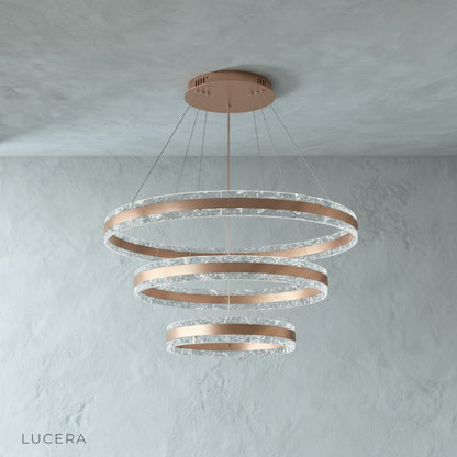 Bacchus Round Chandelier in a cozy breakfast nook with natural daylight from window