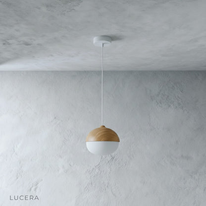 close-up of Holly pendant light switch and cord mechanism for height adjustment