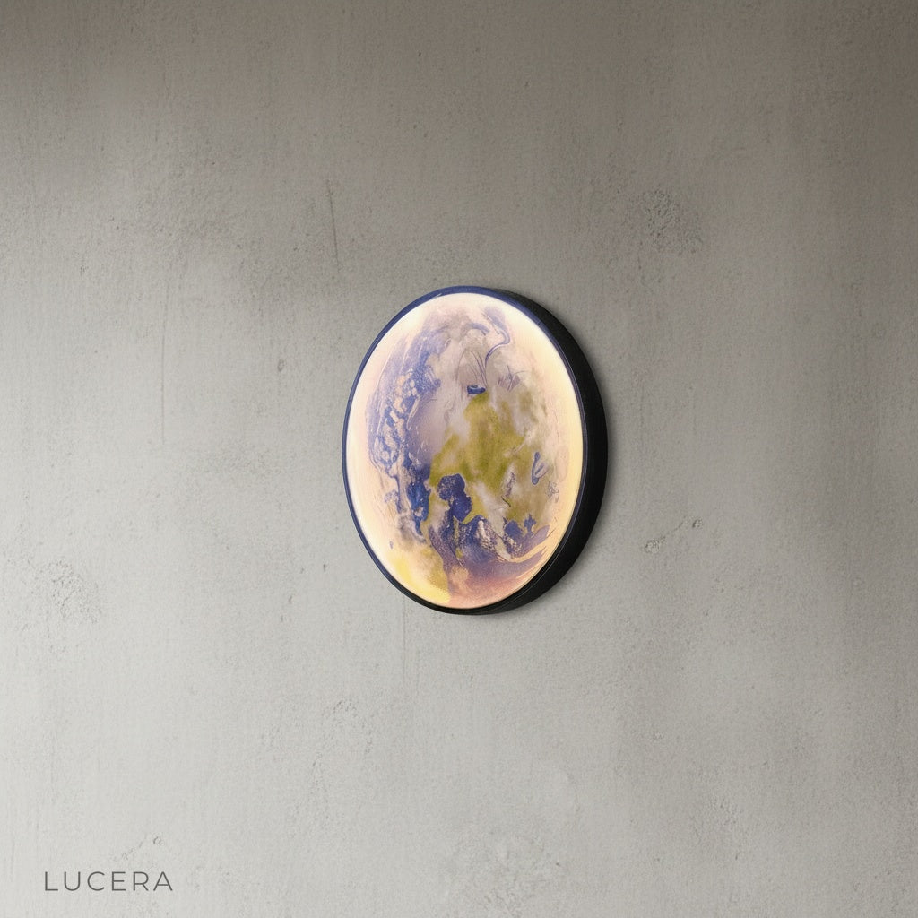 Caspian Moon Wall Lamp Illuminated Art