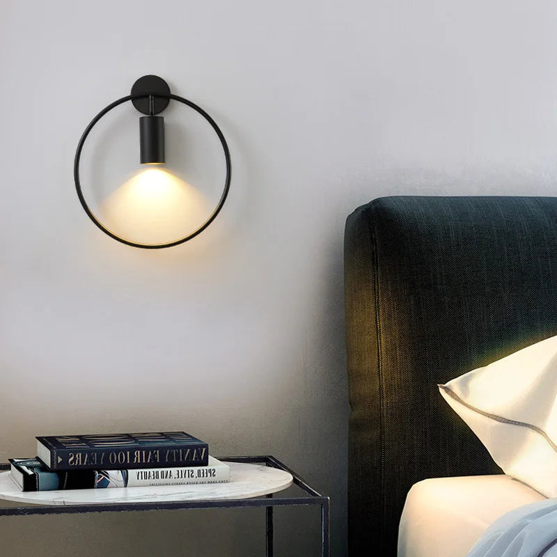 OpulentGlow Wall Lamp - Gold LED Accent Sconce