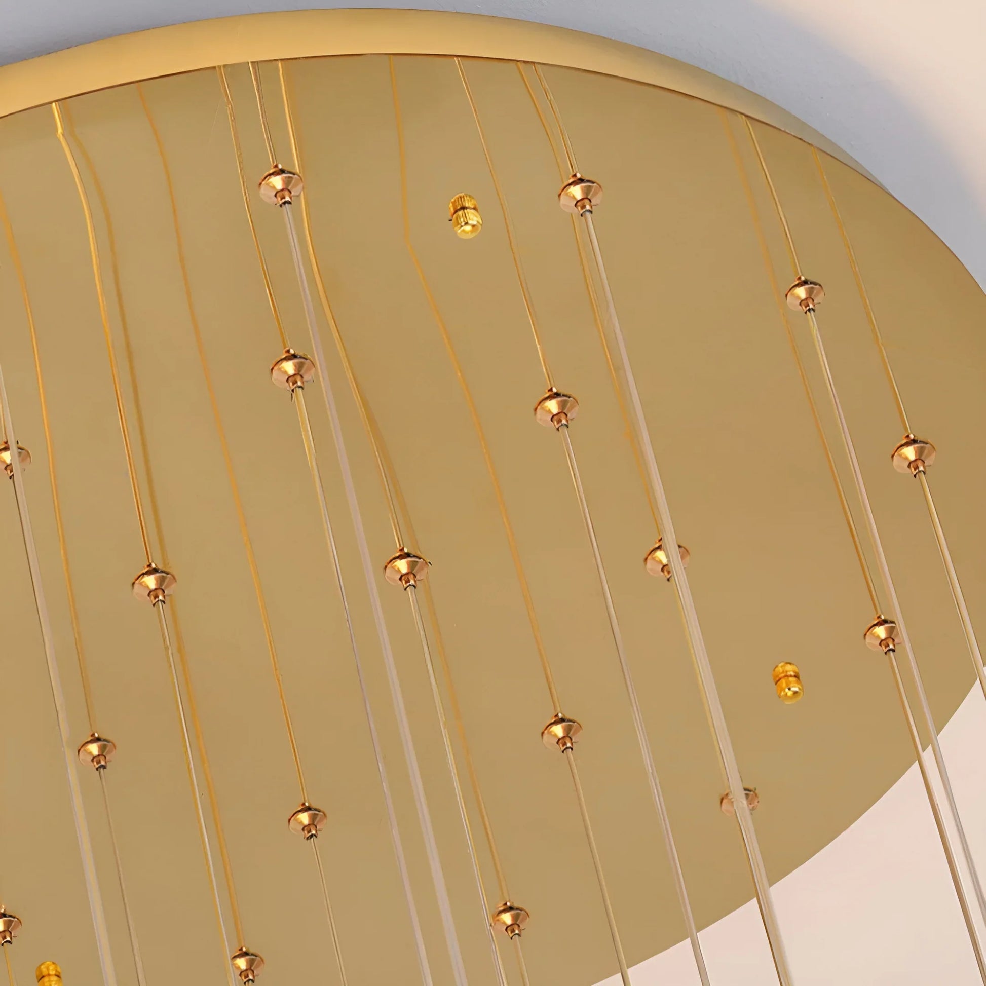Diorite Crystal Cascade Staircase Chandelier - Chandeliers | Lucera Lighting