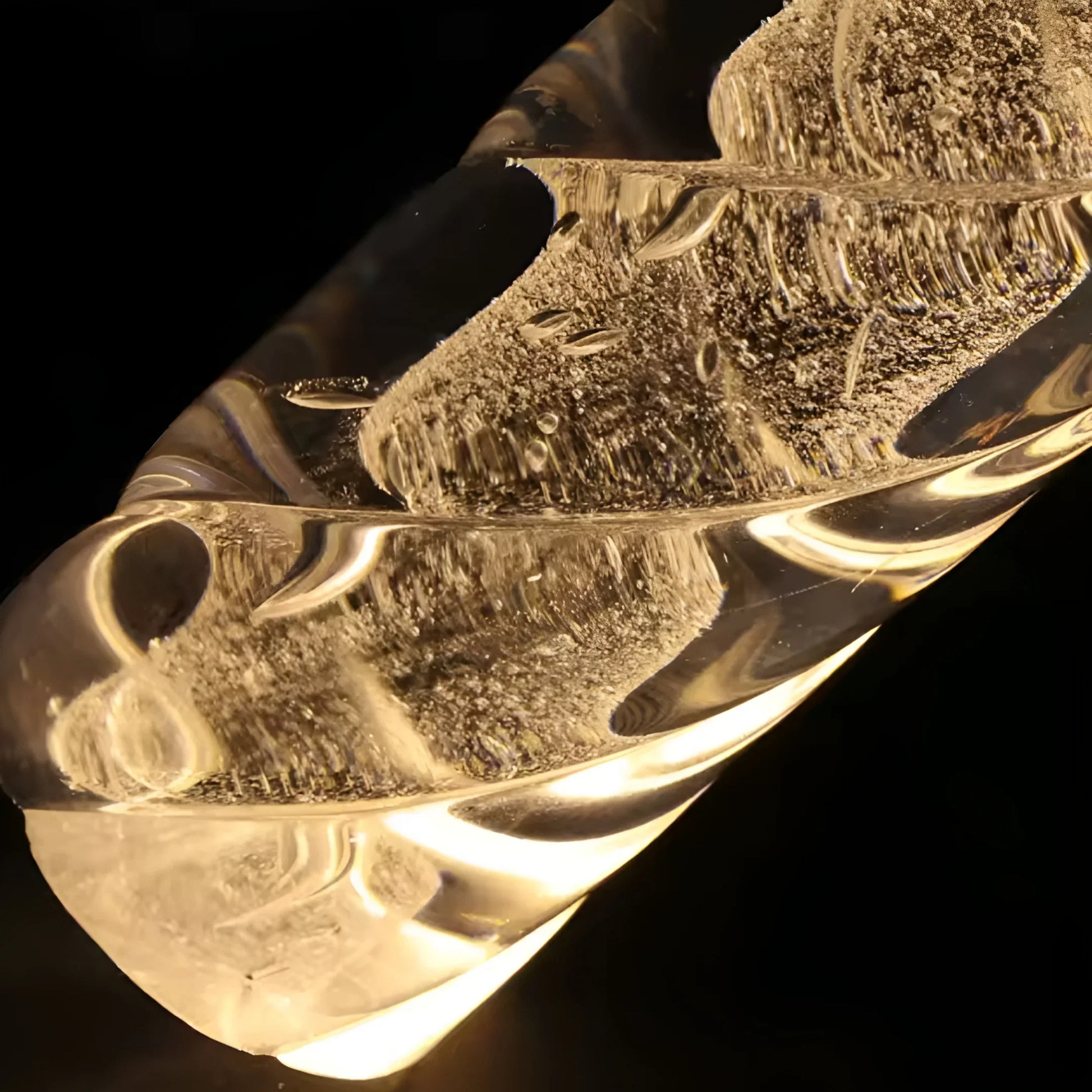 Diorite Crystal Cascade Staircase Chandelier - Chandeliers | Lucera Lighting
