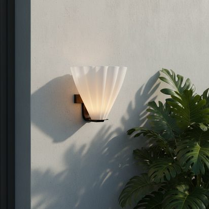 Jagged Ferrous Wall Lamp