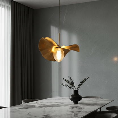 Titanium white pendant light illuminating modern living room with cozy ambiance
