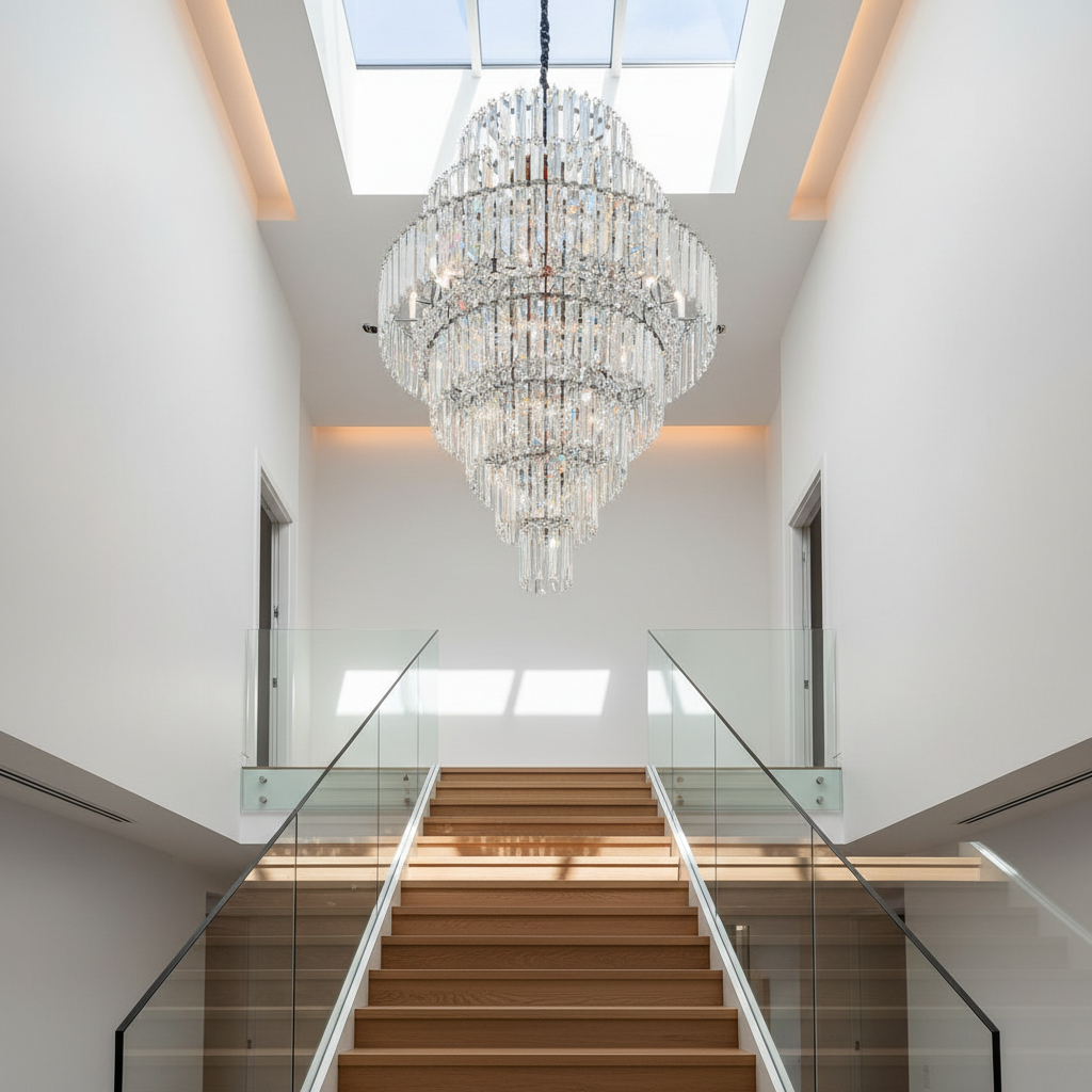 Ford French Empire Crystal LED Chandelier - Chandeliers | Lucera Lighting