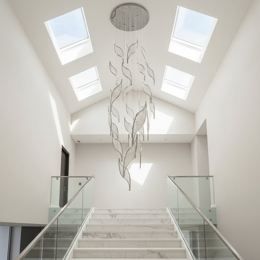 Brak LED Crystal Chandelier Bird Design - Chandeliers | Lucera Lighting